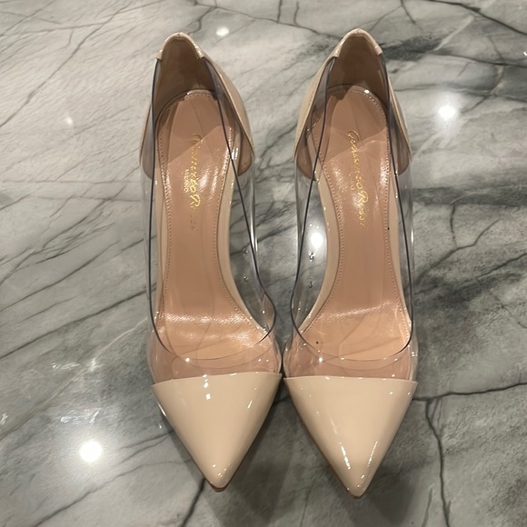 Gianvito Rossi nude PVC heel - Picture 4 of 6